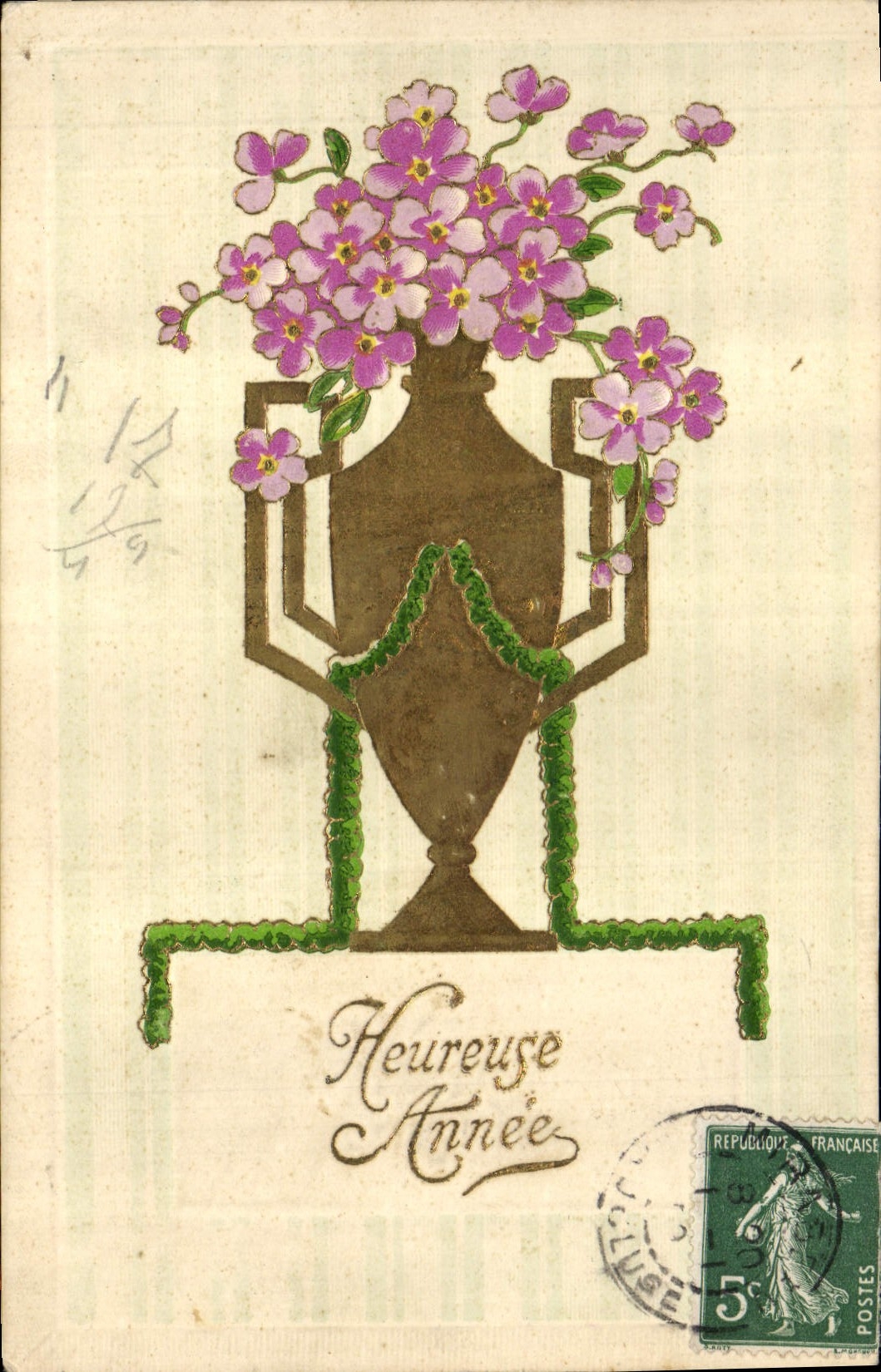 CPA Fantaisie Fleurs 