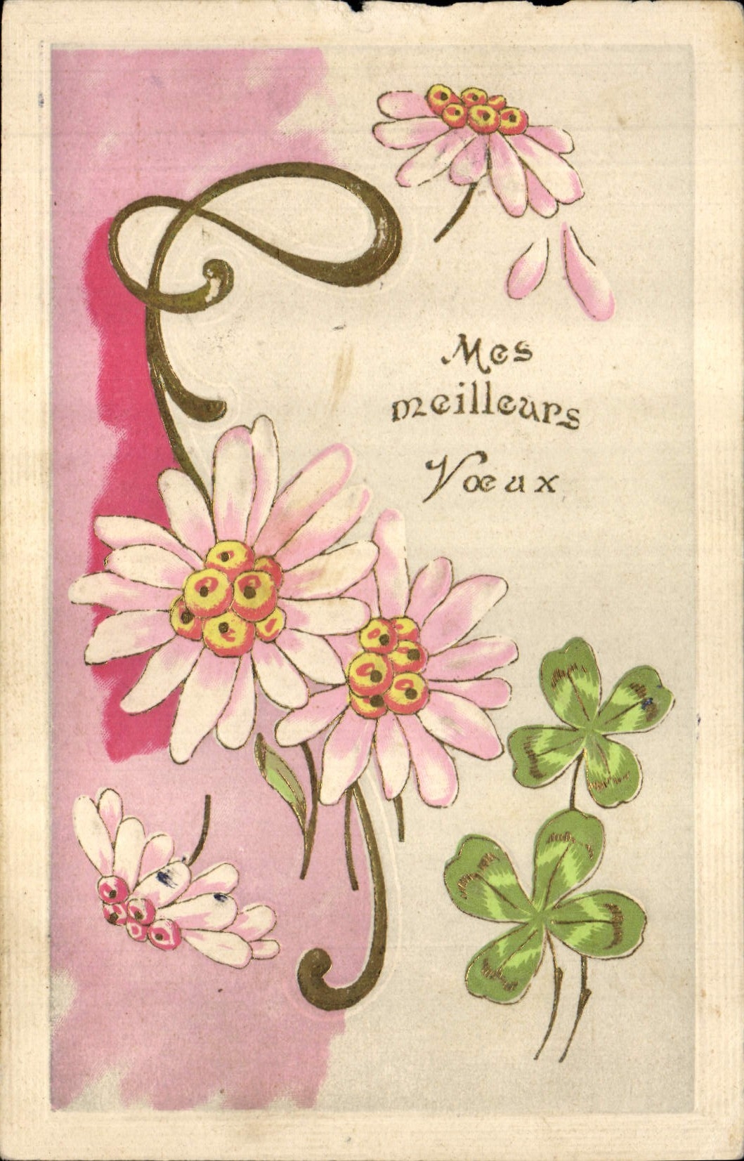 CPA Fantaisie Fleurs 