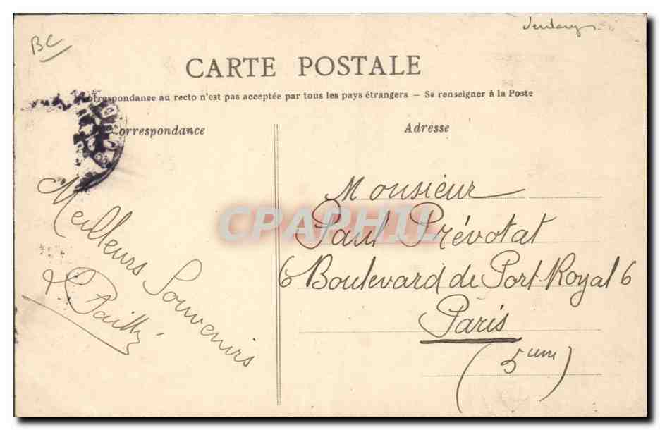 CPA Vin Fete des Vendanges Bordeaux Cheval  — Rückseite