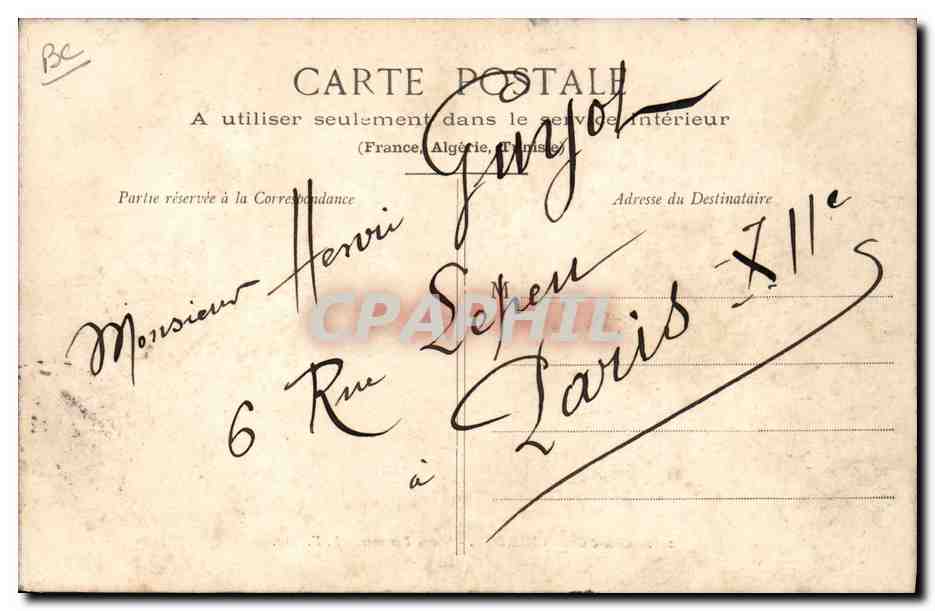 Pressoir des Ducs de Bourgogne — Chenôve, près Dijon — L. V., édit. 215, Côte-d'Or — Rückseite