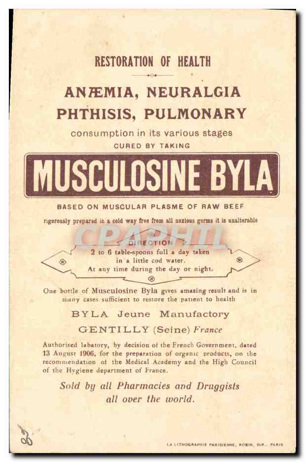 Tcheremisses — Sibérie (Asiatique Russie) — Collection de La Musculosine Byla — Rückseite