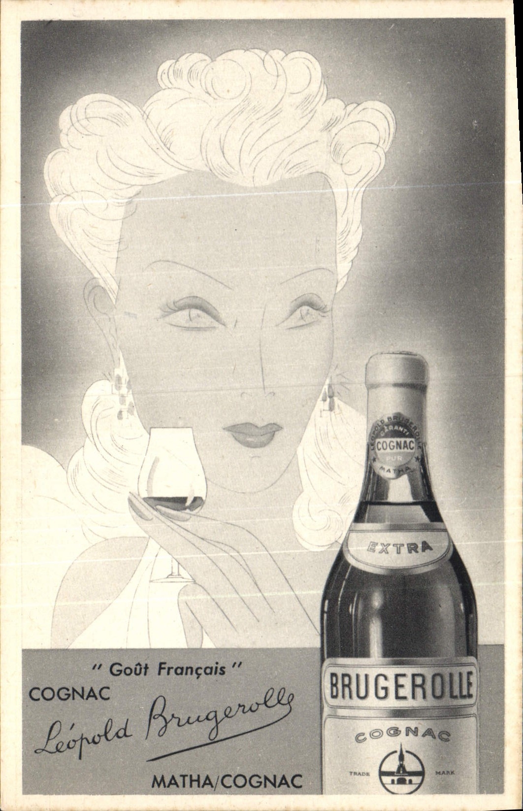 Cognac Brugerolle — Goût Français — éditeur Draguer, n° 721