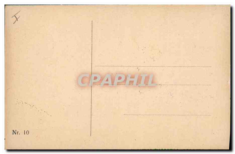 Paysage avec pont en pierre — éditeur CPAPHIL, n° 10 — Verso
