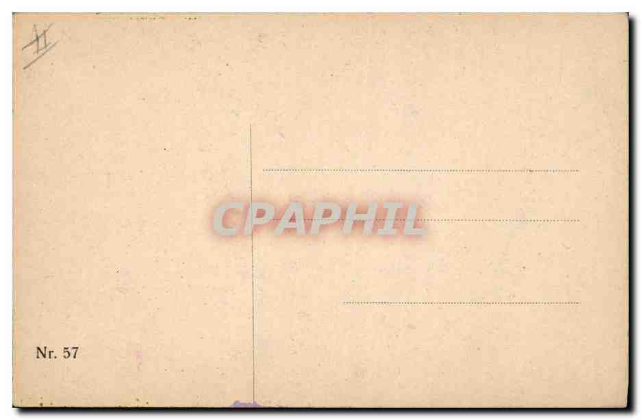 Paysage alpin — maison et montagnes colorées — CPAPHIL Nr. 57 — Rückseite