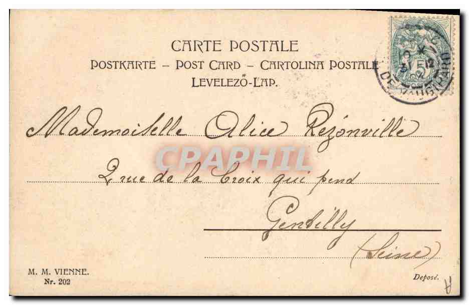 CPA Fantaisie Enfant  — Rückseite