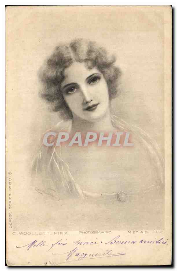 Portrait de Mme Marie Bonnemaison — photogravure — C. Woollett, Pinx, série n°8016