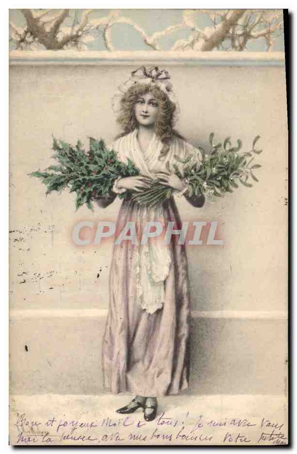CPA Fantaisie Femme 