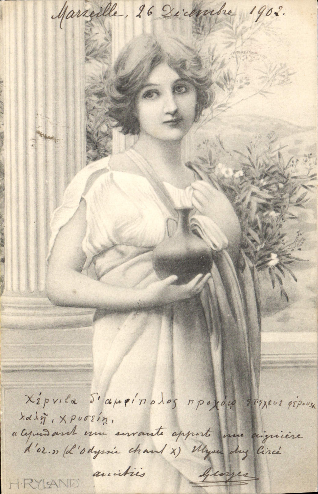 Marbre de la mer — H. Ryland — éditeur H. Ryland, n° A