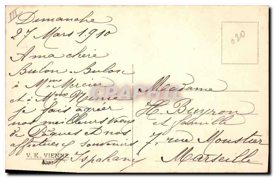 CPA Fantaisie Enfants  — Rückseite