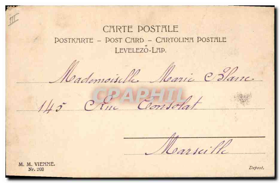 CPA Fantaisie Enfants  — Rückseite