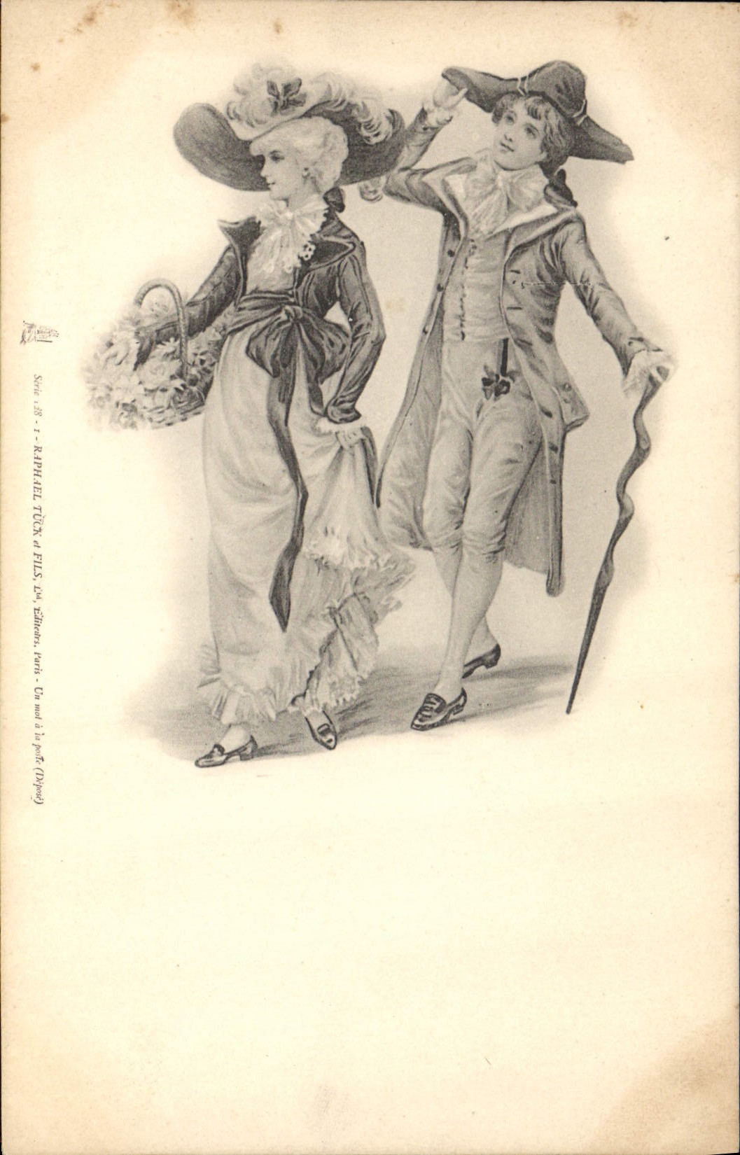 CPA Fantaisie Femme 