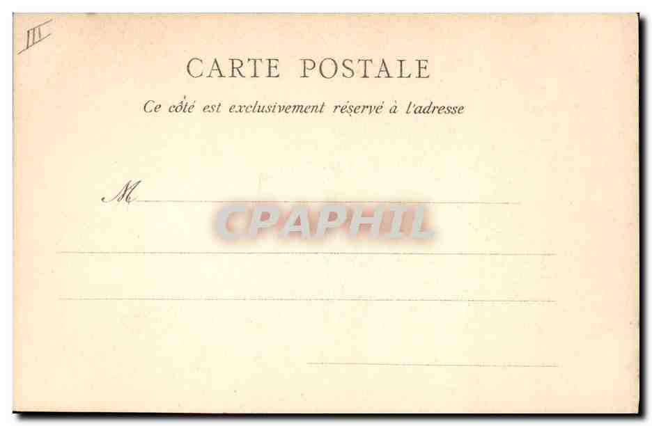 CPA Fantaisie Femme  — Rückseite