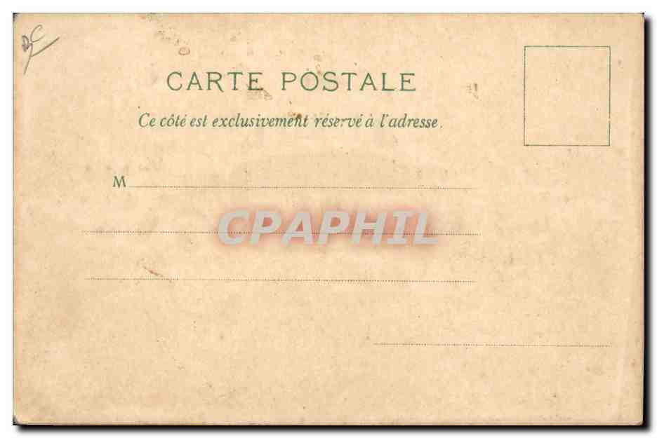 CPA Fantaisie Carte transparente Paris le Trocadero Exposition universelle — Rückseite
