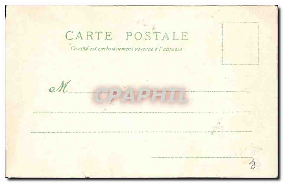 CPA Fantaisie Carte transparente Paris Exposition universelle de 1900 Le palais de l'electricite — Rückseite