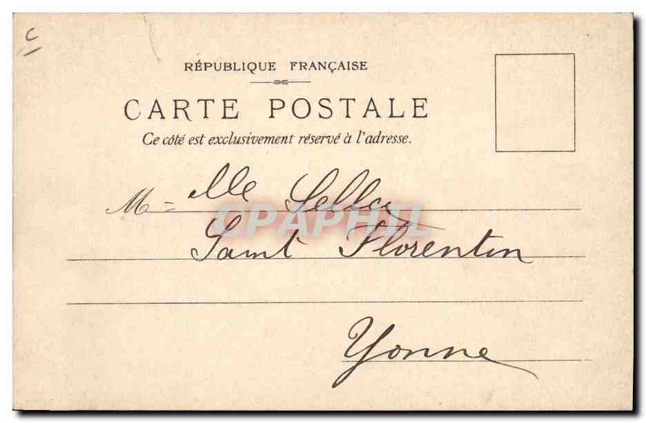 CPA Fantaisie Carte transparente Exposition Lefevre Utile Paris 1900 Grand Prix Bateau — Rückseite