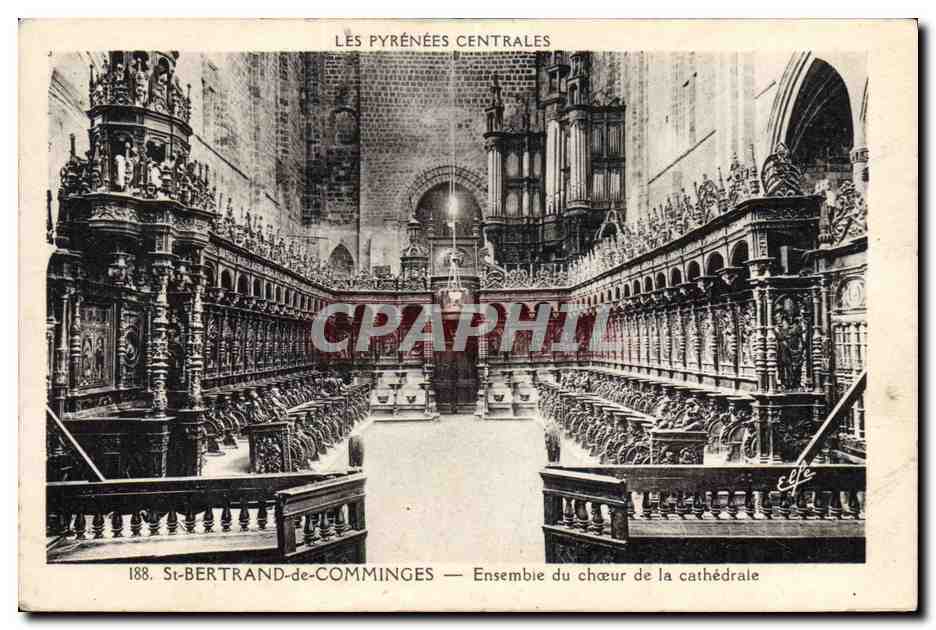 CPA Orgue Saint Bertrand de Comminges Ensemble du choeur de la cathedrale