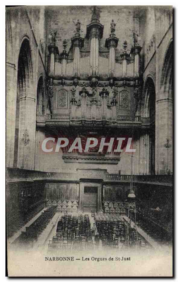 CPA Orgue Narbonnes Les orgues de St Just