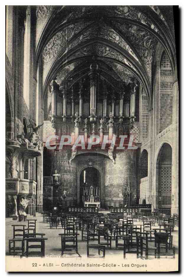 CPA Orgue Albi Cathedrale Sainte Cecile Les orgues 