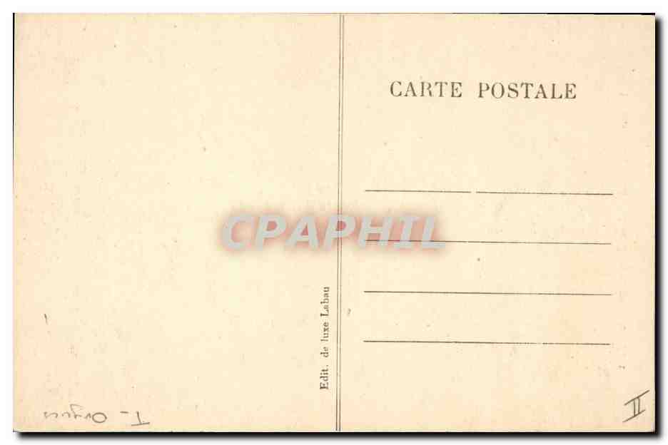 CPA Orgue Narbonne Les orgues de Saint Just — Rückseite