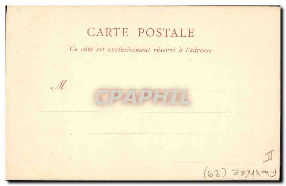 CPA Orgue Saint Pol de Leon Les stalles du choeur de la cathedrale  — Rückseite