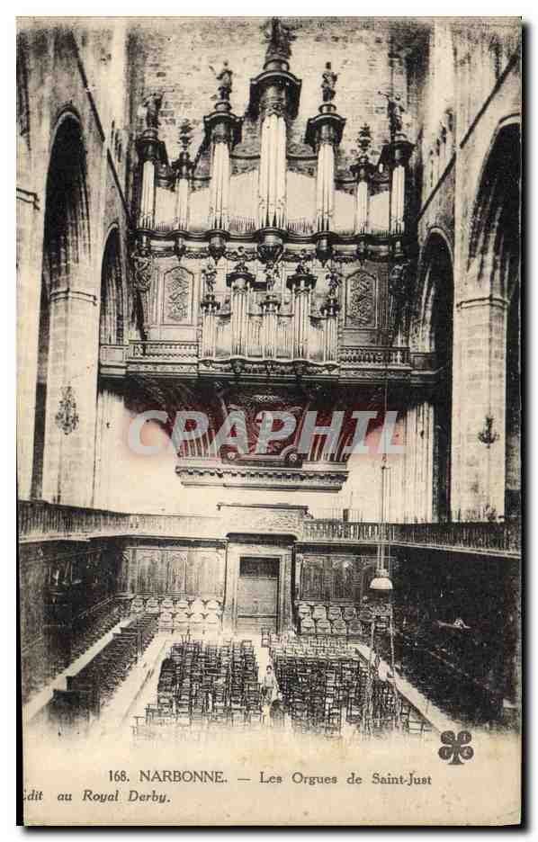 CPA Orgue Narbonne Les orgues de Saint Just