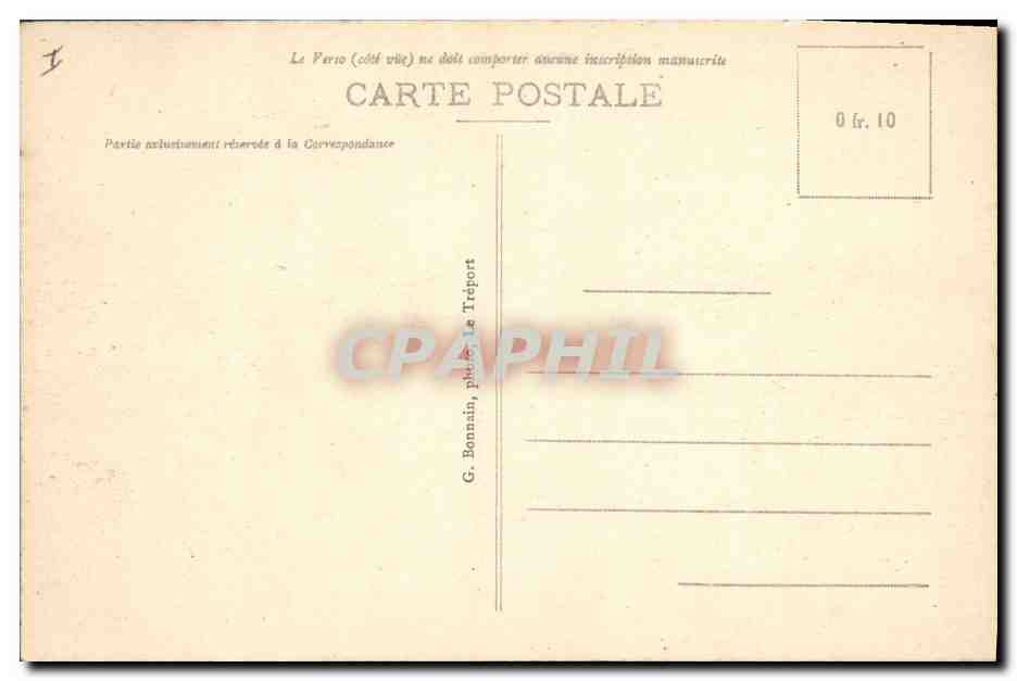CPA Phare Le Treport La jetee — Rückseite