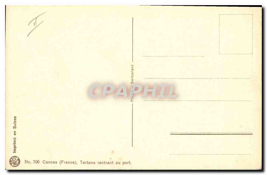CPA Phare Bateau de peche — Rückseite