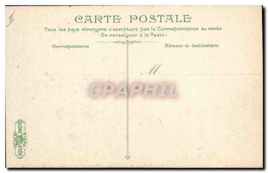 CPA Phare Le Treport Rentree de la Mouche Bateau — Rückseite