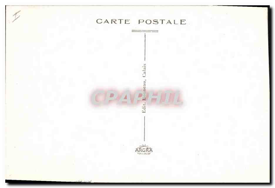 CPA Phare Calais — Rückseite