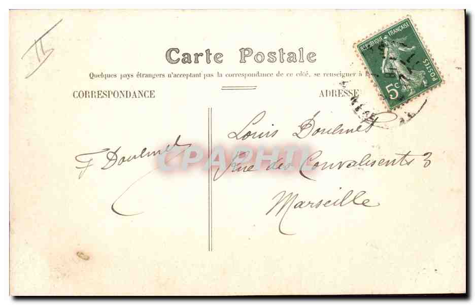 CPA Phare Le Havre Les phares de la Heve — Rückseite