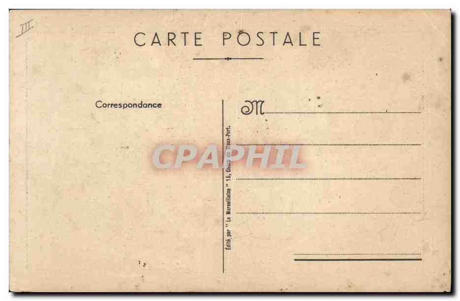 CPM Militaria General de Gaulle — Verso