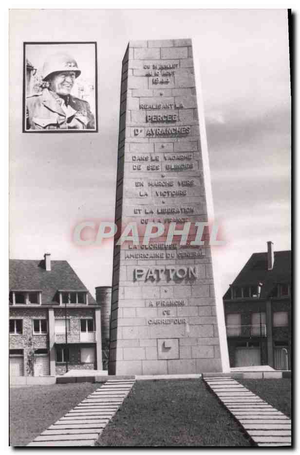 CPM Militaria Monument Patton