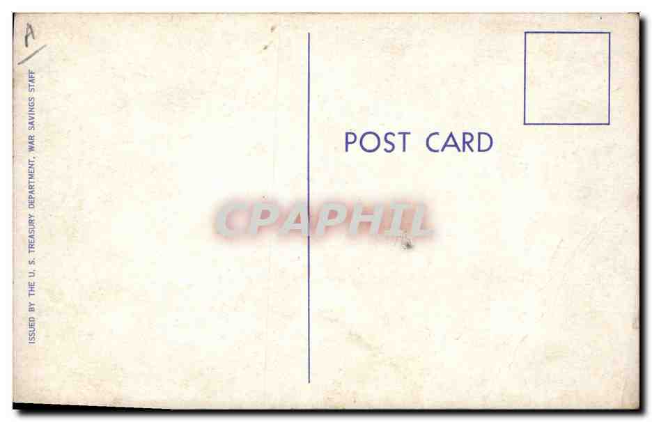 CPM Militaria Buy more War Bonds Avion Aviation — Rückseite