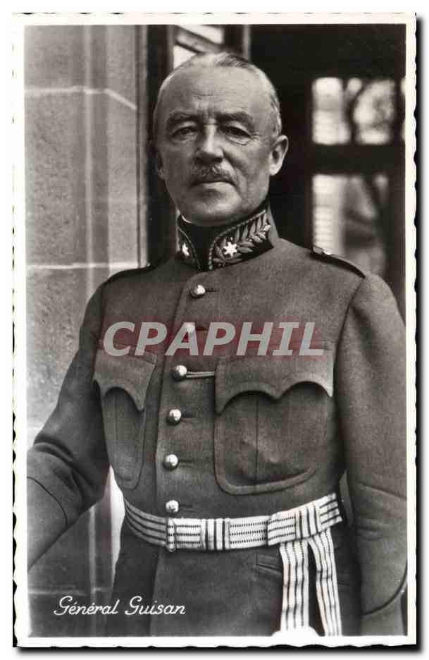 General Guisan — military portrait — anonymous publisher, series number not visible