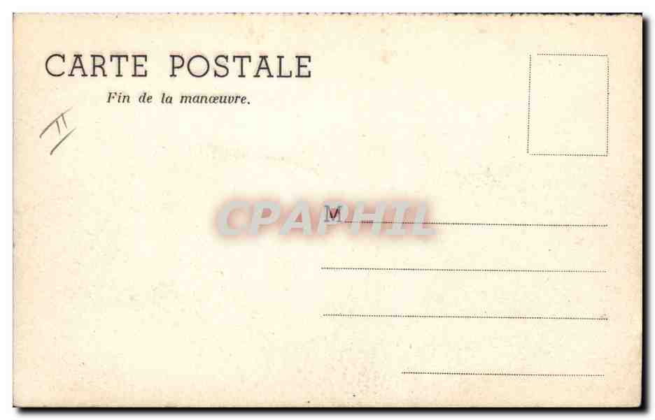 CPM Militaria Fin de la manoeuvre Velo Cycle — Rückseite
