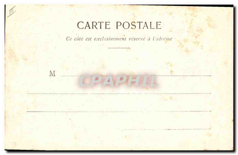 CPA Fleurs Sechees Algues marines W Indies  — Verso
