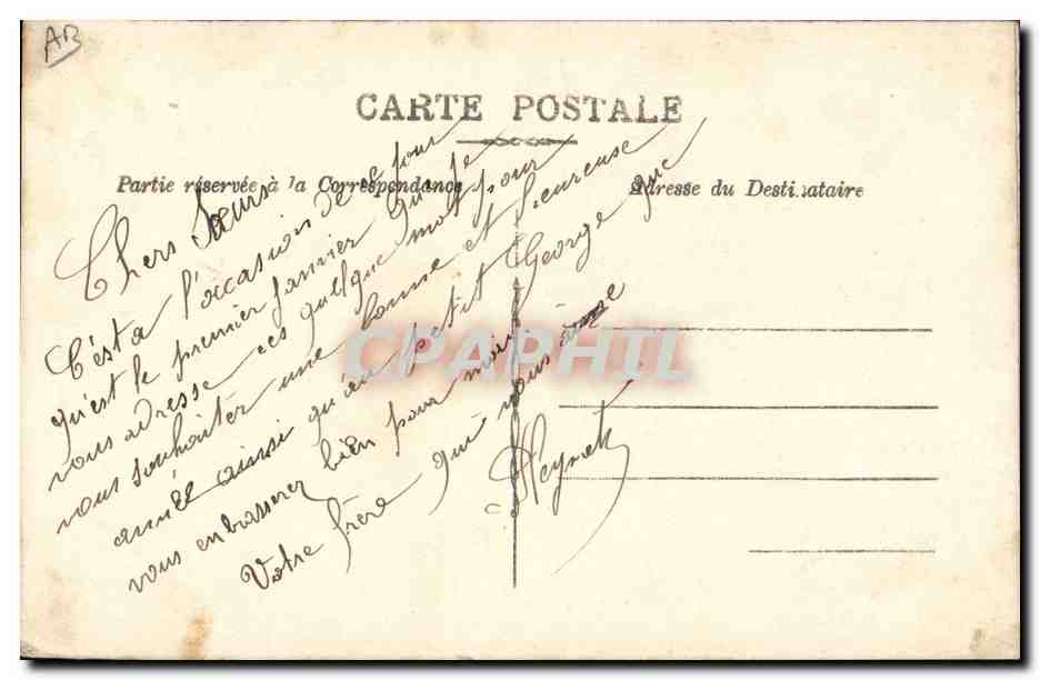 CPA Fantaisie Toilee Fleurs  — Verso
