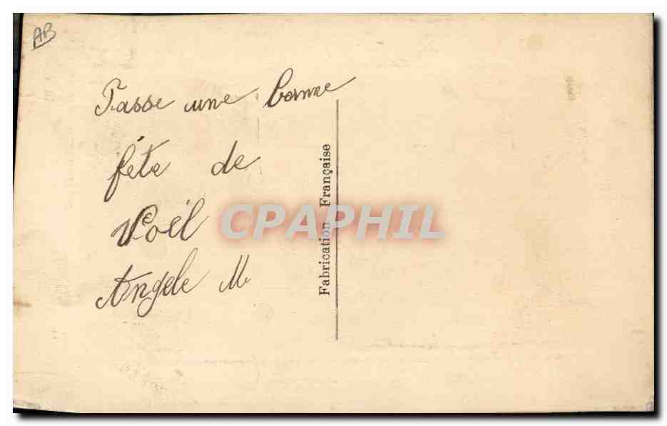 CPA Fantaisie Toilee Fleurs  — Verso