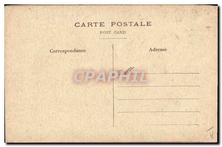 CPA Fantaisie Toilee Fleurs  — Rückseite