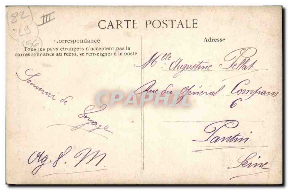 CPA Folklore Bretagne Une jolie paire de sabots — Verso