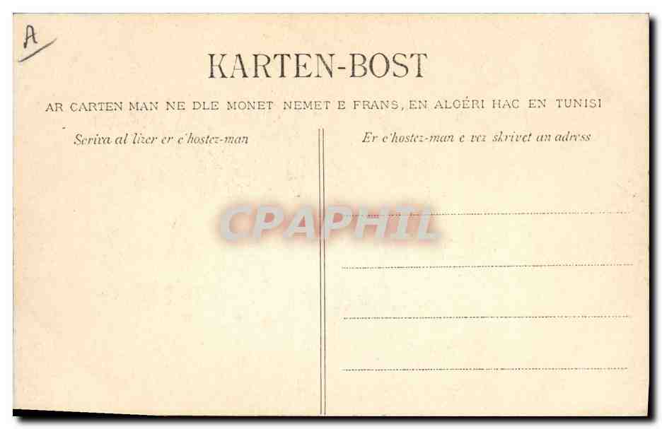 CPA Folklore Maries de Saille Querande Mariage — Verso