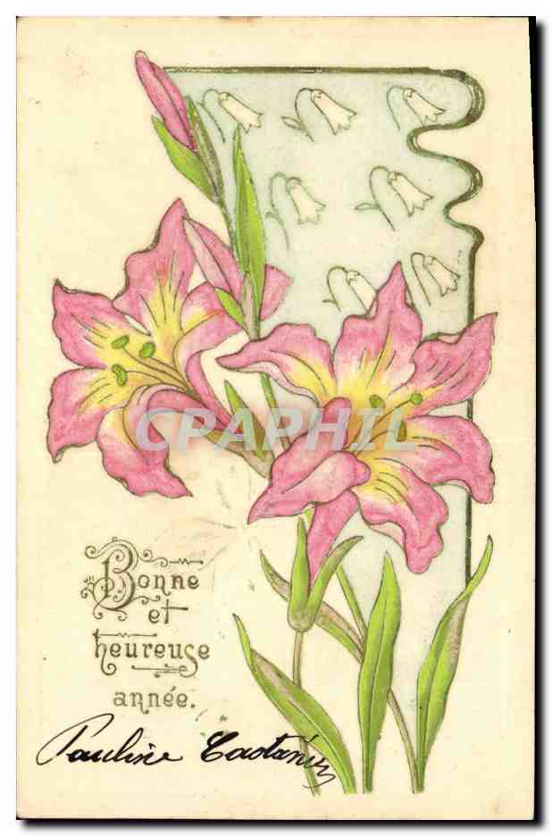 CPA Fantaisie Fleurs 