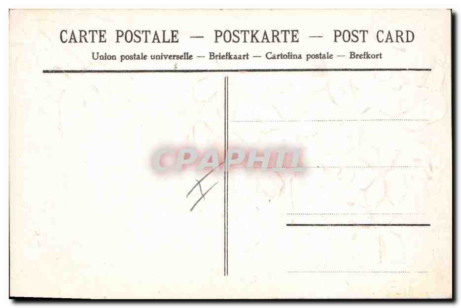 CPA Fantaisie Fleurs  — Rückseite