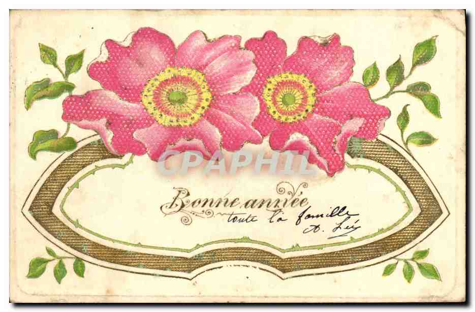 CPA Fantaisie Fleurs 