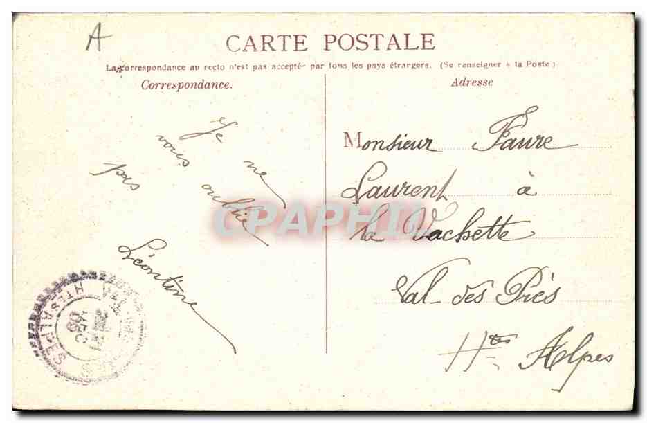CPA Dijon La gare Brouette  — Rückseite
