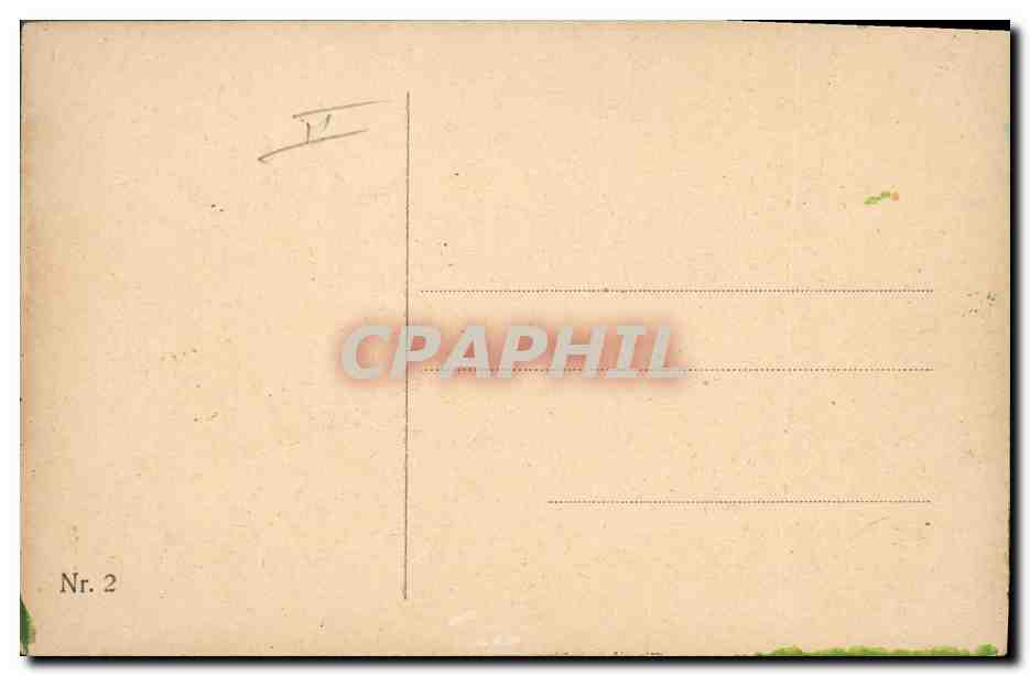 Paysage rural — maison et arbre — édition CPAPHIL n°2 — Back
