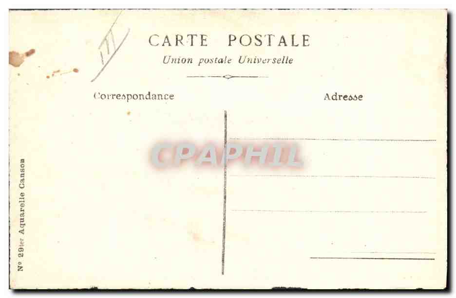 Petite fille tricotant — 'Comme grand'mère !' — Lipette, n° 290er — Back