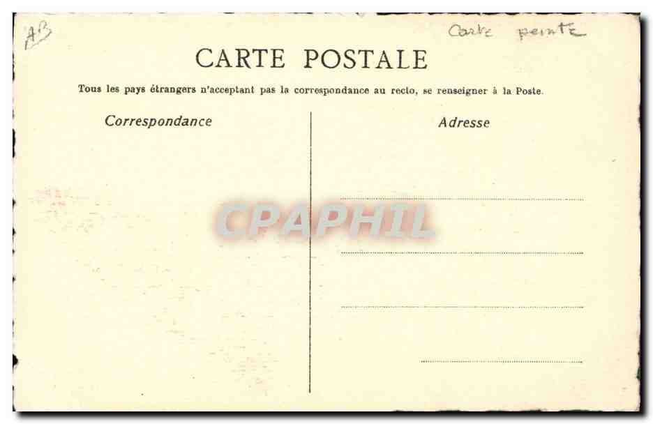 Femme en chapeau rouge — illustration — éditeur non visible — Rückseite