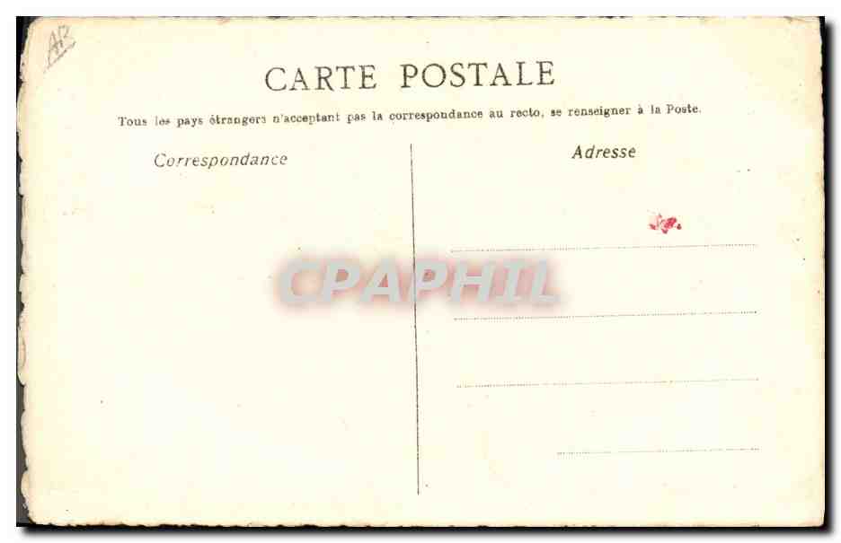 CPA Fantaisie (dessin a la main) Femme Oiseaux — Verso