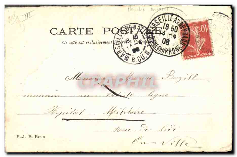Rose — Souvenir — Hélène — Rückseite